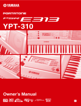 Yamaha Portatone PSR-E313 Руководство пользователя