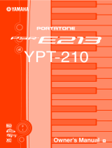 Yamaha YPT210 - Portable Keyboard w/ 61 Full-Size Keys Инструкция по применению