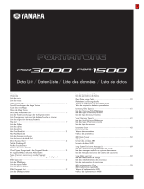 Yamaha PSR-1500 Техническая спецификация