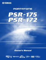 Yamaha PSR - 175 Руководство пользователя