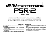 Yamaha PSR-3 Инструкция по применению