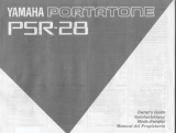 Yamaha PSR-28 Инструкция по применению
