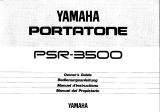 Yamaha Portatone PSR-3500 Инструкция по применению