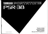 Yamaha PSR-38 Инструкция по применению