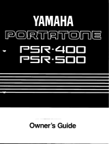 Yamaha PSR-500 Инструкция по применению