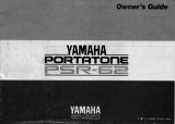 Yamaha PSR-62 Инструкция по применению
