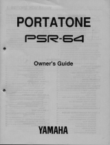 Yamaha PSR-64 Инструкция по применению