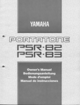 Yamaha PSR-83 Инструкция по применению
