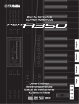 Yamaha PSR-A350 Инструкция по применению