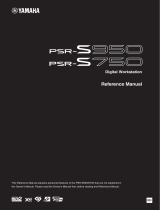 Yamaha PSR-S950 Руководство пользователя