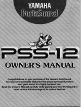 Yamaha PSS-12 Инструкция по применению