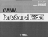 Yamaha PSS-160 Инструкция по применению