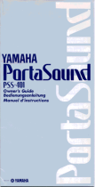 Yamaha PSS-401 Инструкция по применению