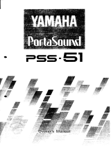Yamaha PSS-51 Инструкция по применению