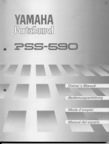 Yamaha PSS-590 Инструкция по применению