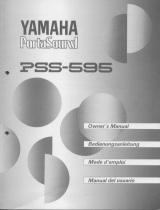 Yamaha PSS-595 Инструкция по применению