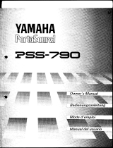 Yamaha PSS-790 Инструкция по применению