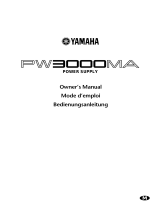 Yamaha PW3000MA Руководство пользователя