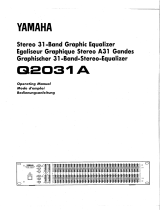 Yamaha Q2031A Инструкция по применению