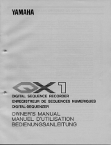 Yamaha QX1 Инструкция по применению
