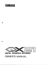 Yamaha QX21 Инструкция по применению