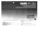 Yamaha R-30 Инструкция по применению