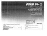 Yamaha R-8 Инструкция по применению