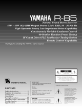 Yamaha R-85 Руководство пользователя