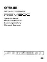 Yamaha REV500 Инструкция по применению
