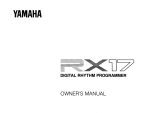 Yamaha RX17 Инструкция по применению