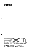 Yamaha RX11 Инструкция по применению
