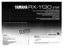 Yamaha RX-1130 Инструкция по применению