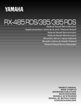 Yamaha RX-385 RDS Руководство пользователя