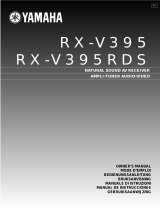 Yamaha RX-395RDS Руководство пользователя