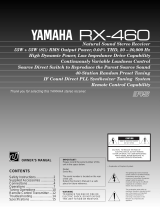 Yamaha RX-460 Руководство пользователя