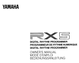 Yamaha RX5 Инструкция по применению