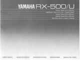 Yamaha RX-500 Руководство пользователя