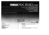 Yamaha RX-530 Инструкция по применению