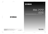 Yamaha RX-777 Руководство пользователя
