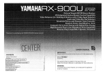 Yamaha RX-900U Инструкция по применению