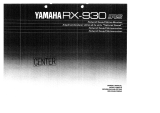 Yamaha RX-930 Инструкция по применению