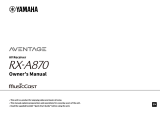 Yamaha RX-A870 Инструкция по применению