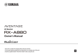 Yamaha RX-A880 Инструкция по применению
