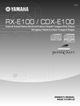 Yamaha RX-E100 Инструкция по применению