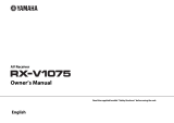 Yamaha RX-V1075 Инструкция по применению