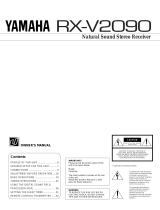 Yamaha RX-V2090 Руководство пользователя