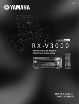 Yamaha RXV3000 Руководство пользователя