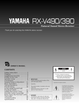 Yamaha RX-V390 Руководство пользователя