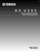 Yamaha RX-V395RDS Инструкция по применению
