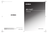 Yamaha RX-V457 Инструкция по применению